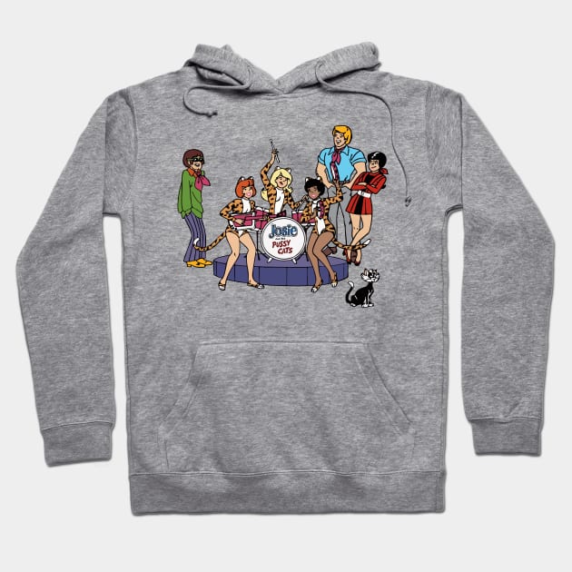 Josie and the Pussy Cats Hoodie by HellraiserDesigns